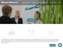 Tablet Screenshot of learnchamp.com